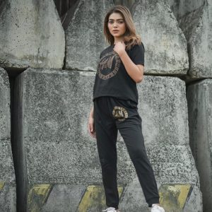 লেডিস সেট(টি-শার্ট+ট্রাউজার)