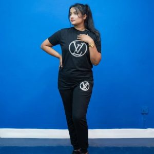 লেডিস সেট(টি-শার্ট+ট্রাউজার)