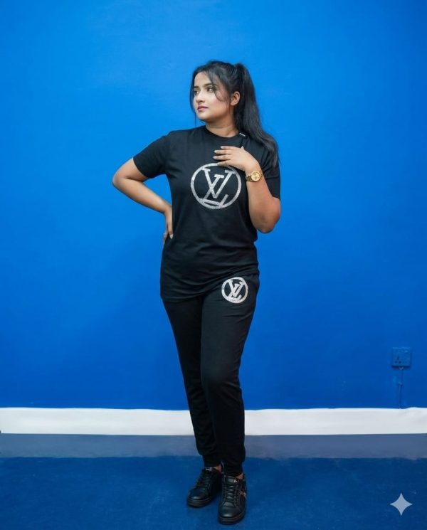 লেডিস সেট(টি-শার্ট+ট্রাউজার)