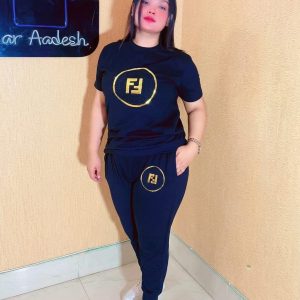 লেডিস সেট(টি-শার্ট+ট্রাউজার)