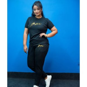 লেডিস সেট(টি-শার্ট+ট্রাউজার)