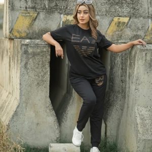 লেডিস সেট(টি-শার্ট+ট্রাউজার)