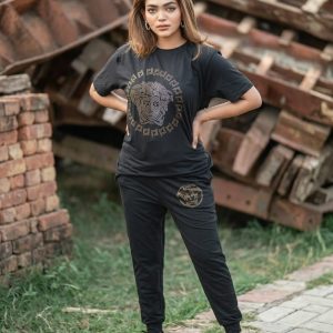 লেডিস সেট(টি-শার্ট+ট্রাউজার)