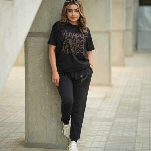 লেডিস সেট(টি-শার্ট+ট্রাউজার)