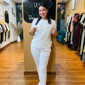 লেডিস সেট(টি-শার্ট+ট্রাউজার)