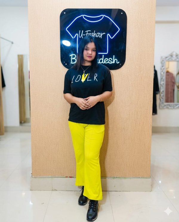 লেডিস সেট(টি-শার্ট+ট্রাউজার)