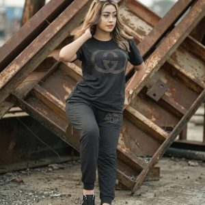 লেডিস সেট(টি-শার্ট+ট্রাউজার)