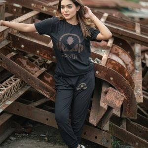 লেডিস সেট(টি-শার্ট+ট্রাউজার)