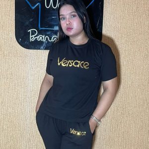 Varsace লেডিস সেট(টি-শার্ট+ট্রাউজার)
